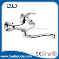 whole sale chrome brass long spout wall mounted kitchen mixer taps